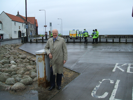 Ming Campbell at Anstruther Harbour