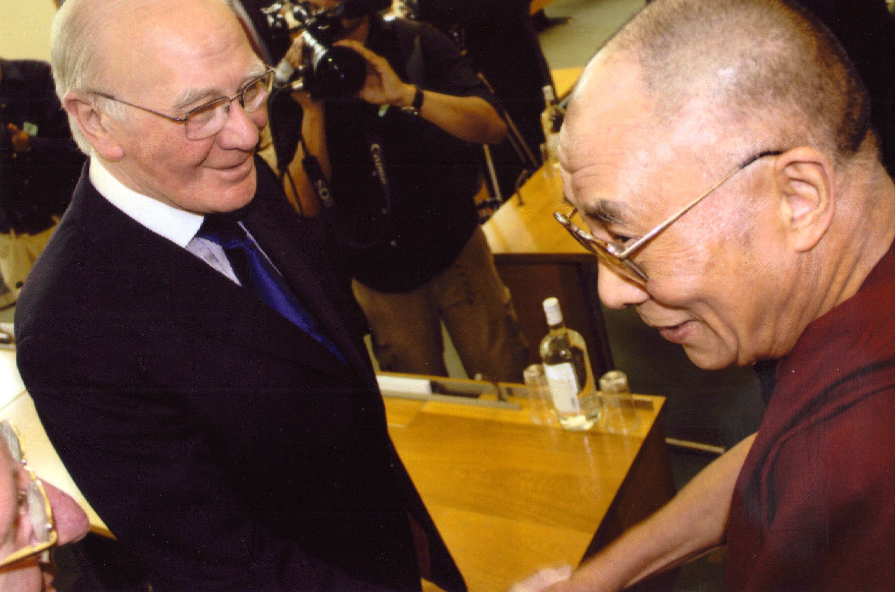 Ming meeting the Dalai Lama