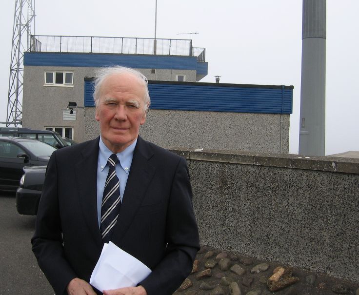 Ming Campbell at Forth Coastguard