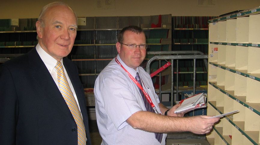 Ming at Cupar delivery office